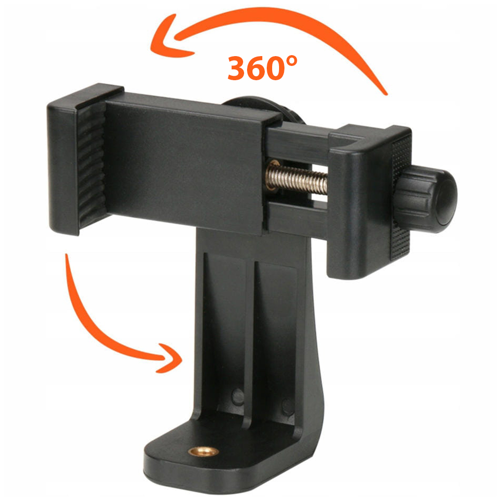 Uchwyt adapter obrotowy 360 do smartfona na statyw Stan opakowania oryginalne