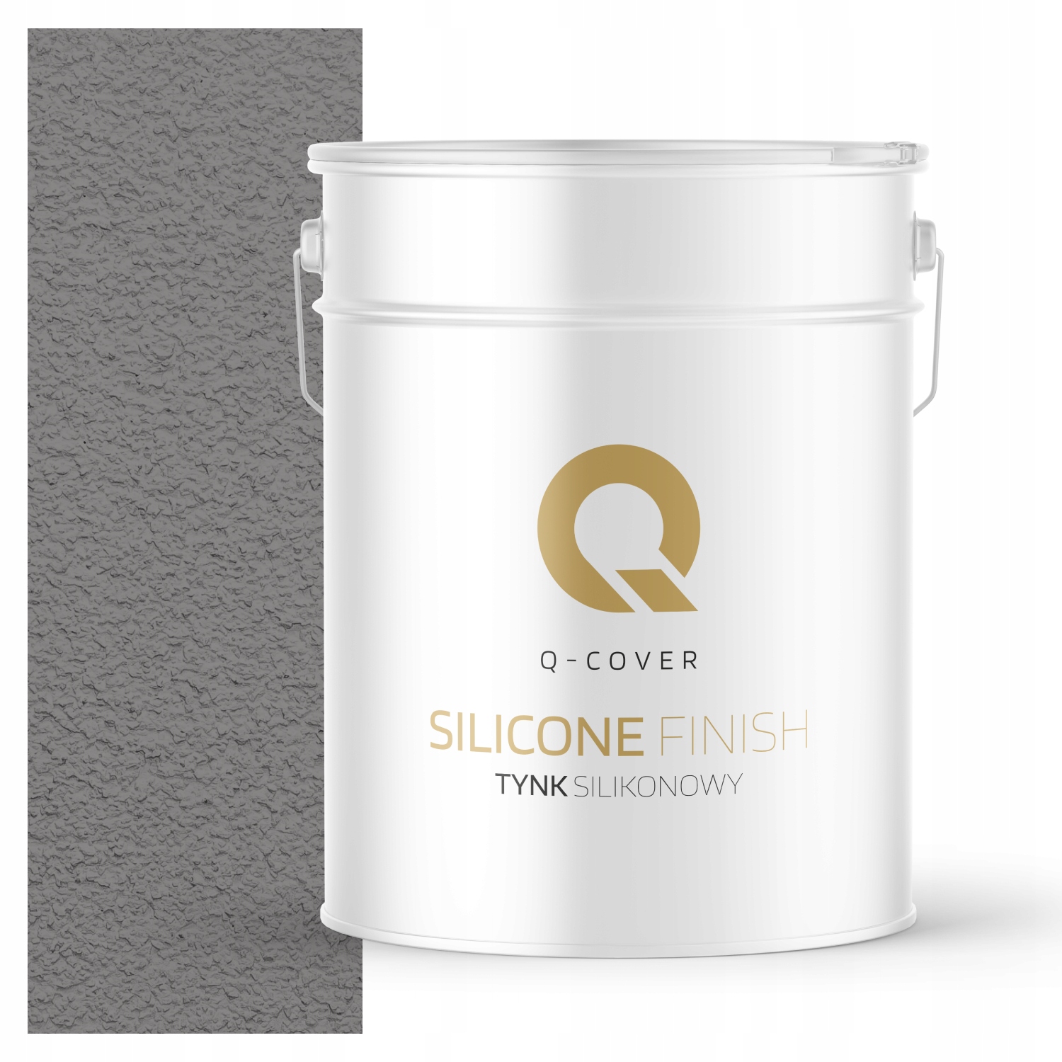 Silikonová Fasádní Omítka Šedá Ocelová 15 Kg Beránek Granulace 1.5 mm F265