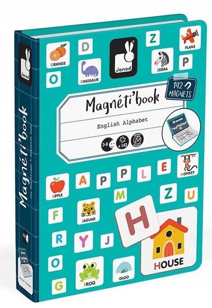 Magnetyczna Układanka MAGNETIBOOK Alfabet Janod