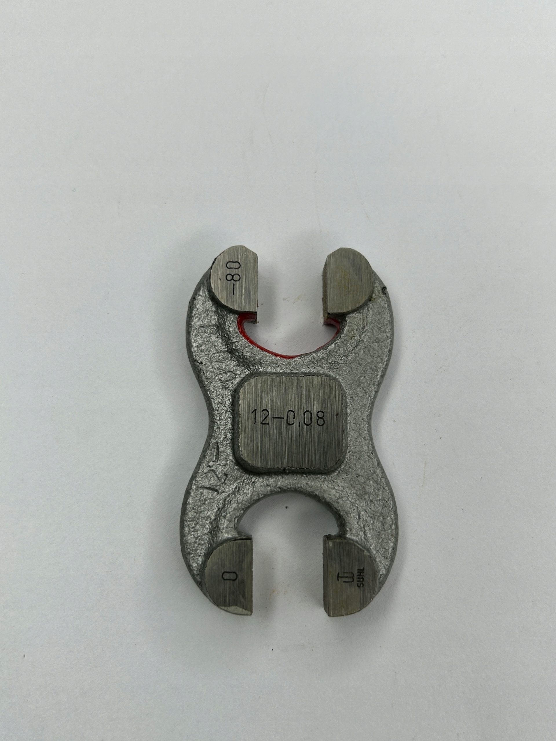 Sprawdzian szczękowy dwustronny 12mm -0,08 WnW