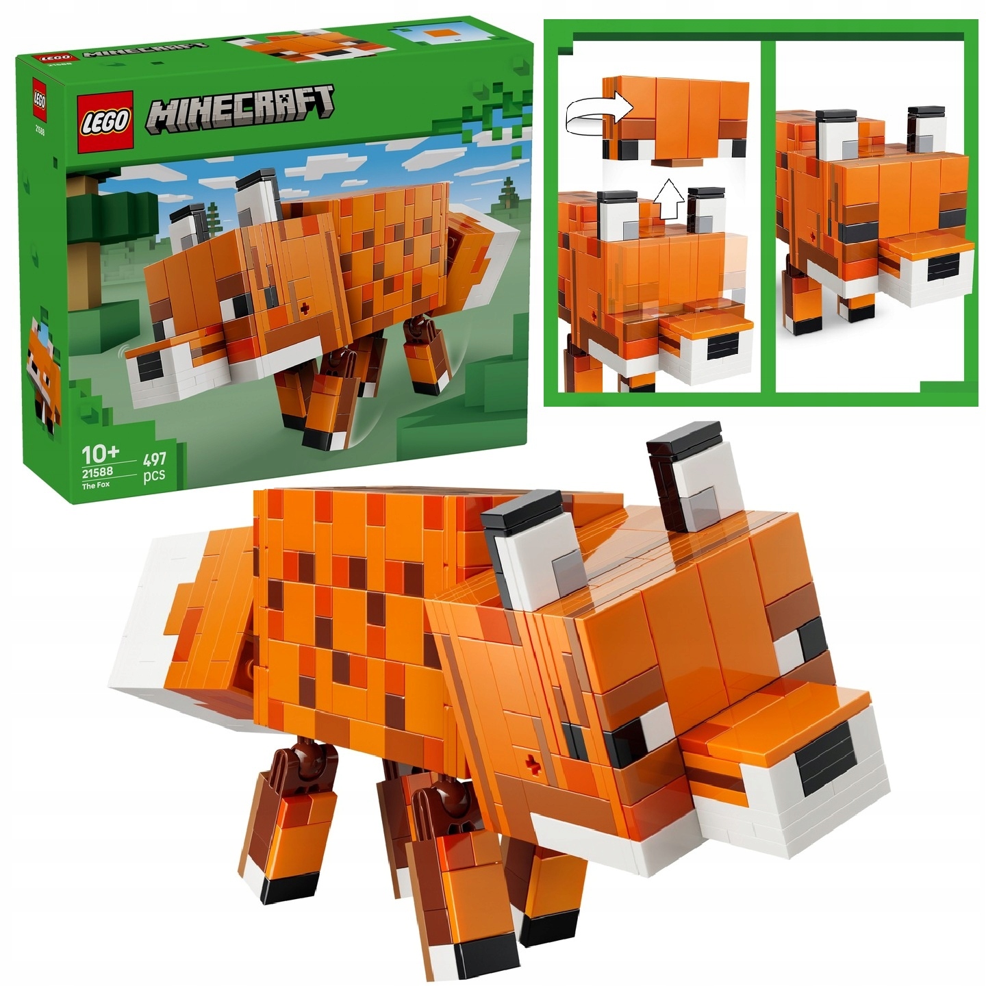 LEGO MINECRAFT 21588 LIS DLA DZIECI + KATALOG LEGO W WERSJI PDF
