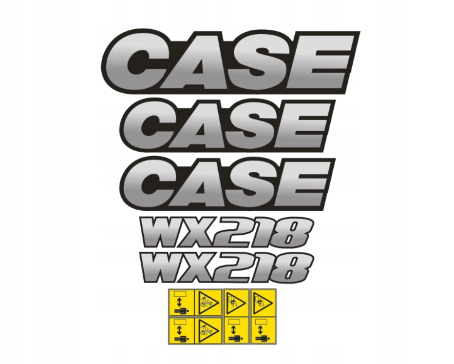 Samolepky samolepka Case WX218