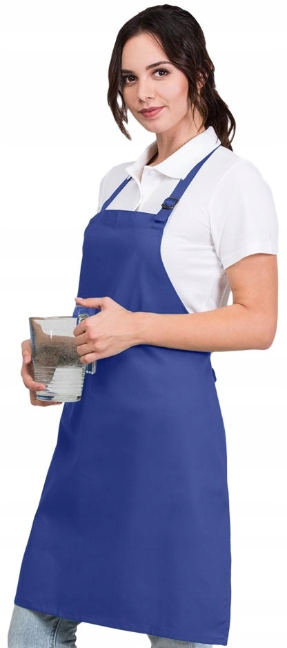 FARTUCH PRZEDNI ZAPASKA KUCHARSKA REIS FPB-CLASSIC NIEBIESKI
