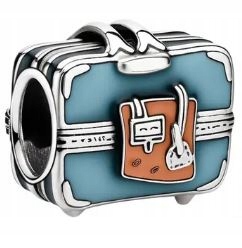 Charms walizka podróżna walizeczka srebro 925 SimplyMe + GRATIS