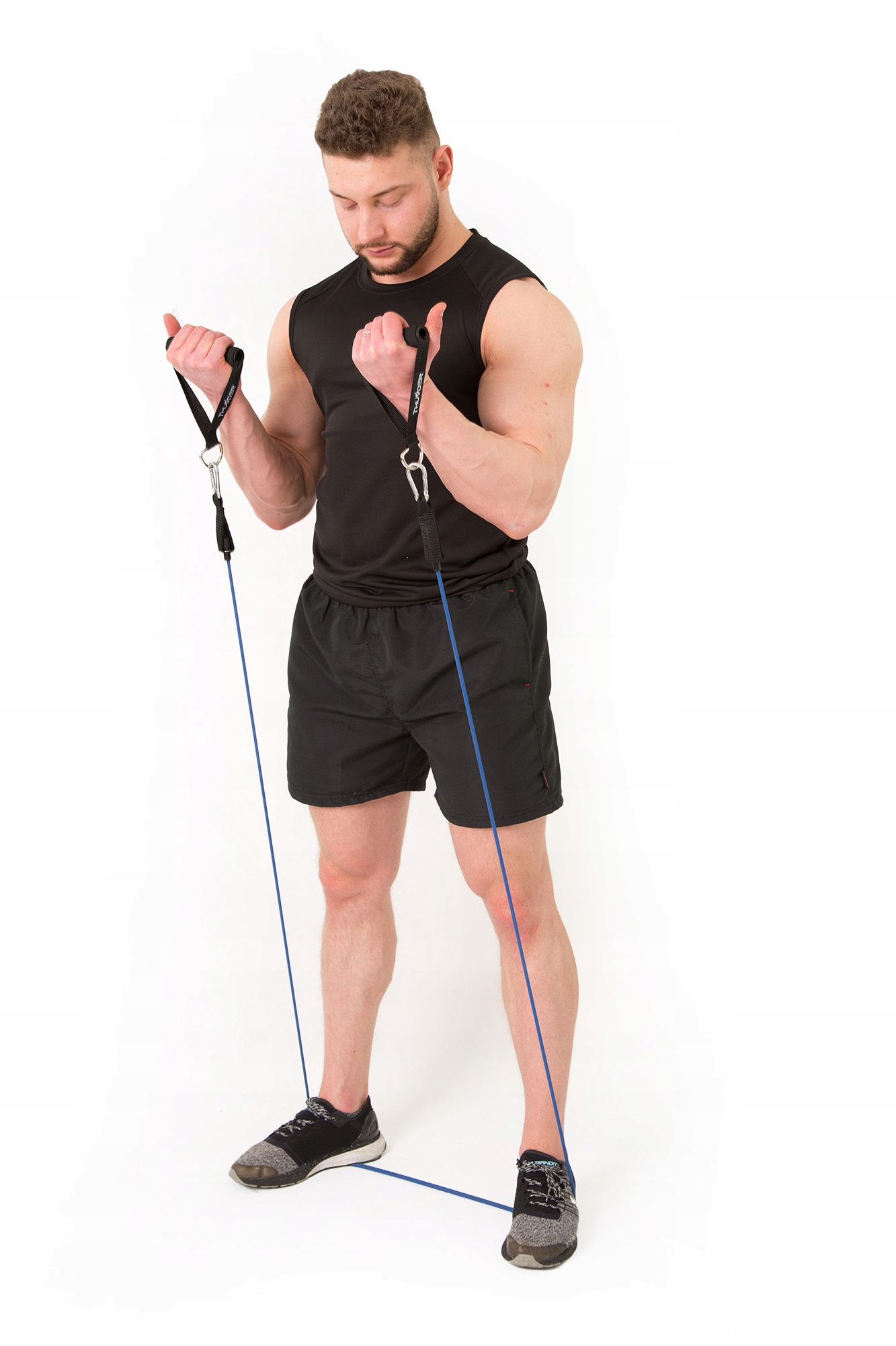 ZESTAW 5 GUM TAŚM OPOROWYCH DO ĆWICZEŃ CROSSFIT Marka Thunder