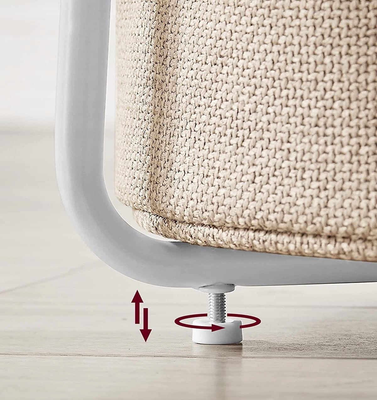 Stolik okrągły z koszem Wysokość mebla 50 cm