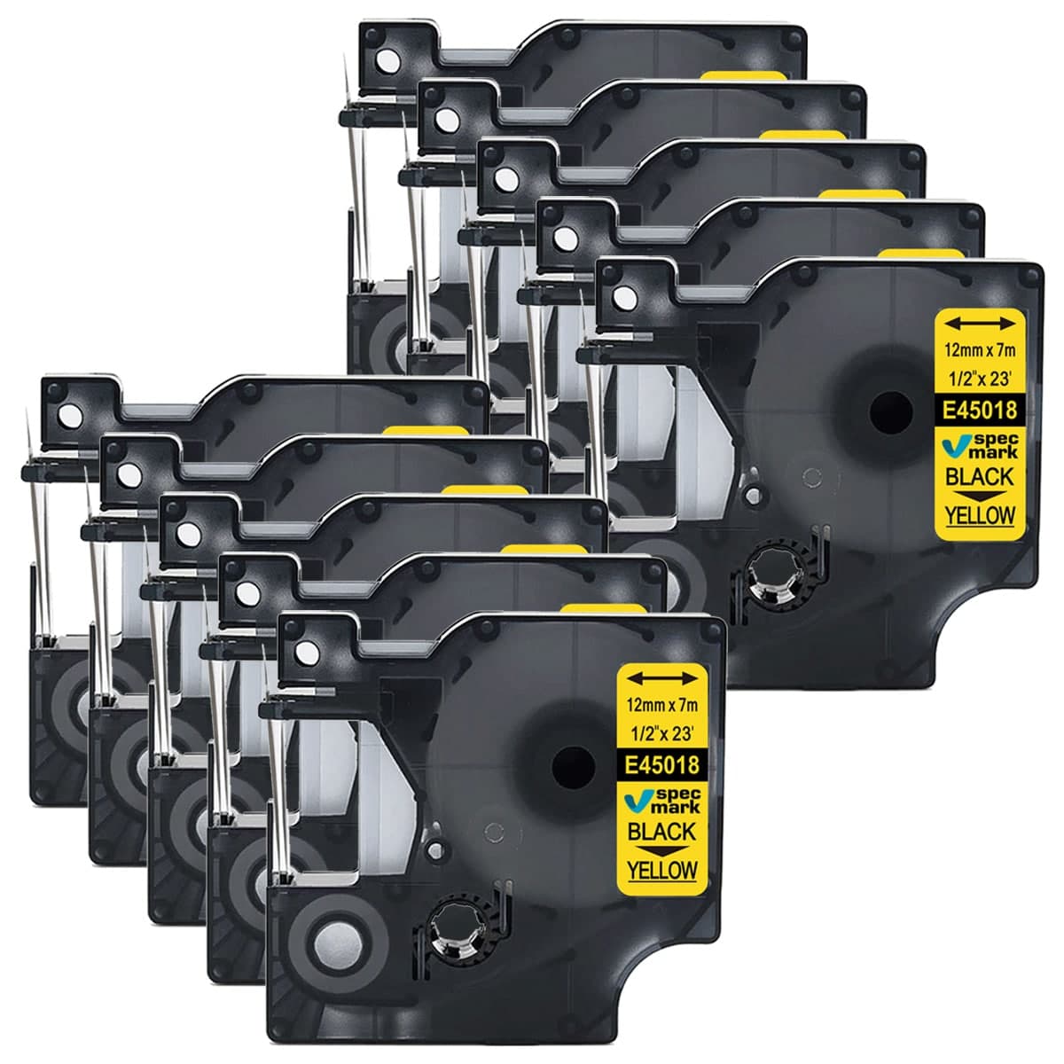 Páska pro Dymo D1 45018 12 mm S0720580 Set 10 ks