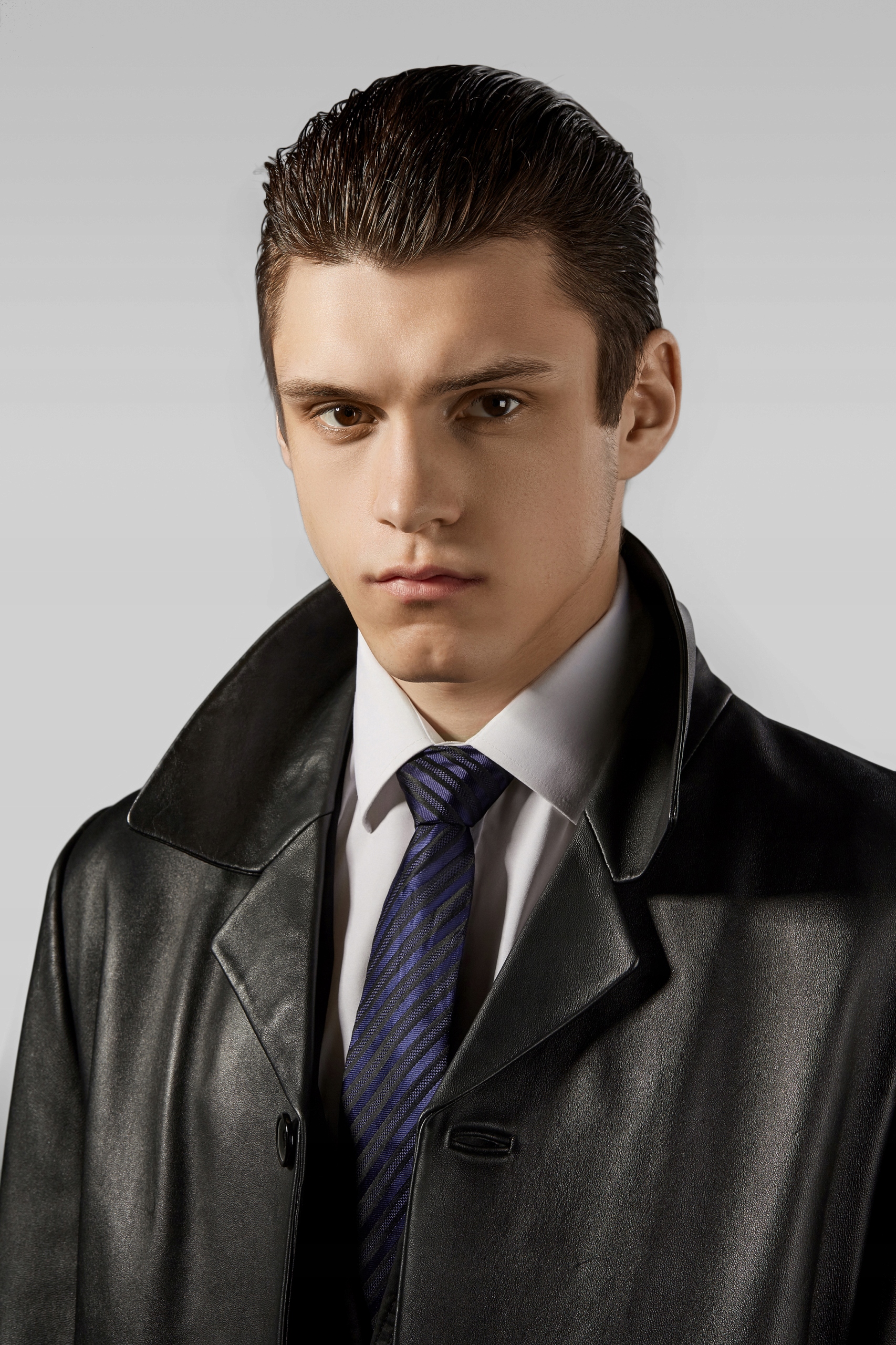 Klasyczny krawat męski elegancki w paski