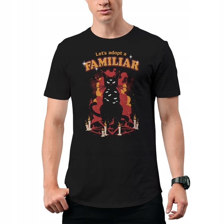 

Koszulka T-Shirt Let's Adopt a Familiar Cat XL