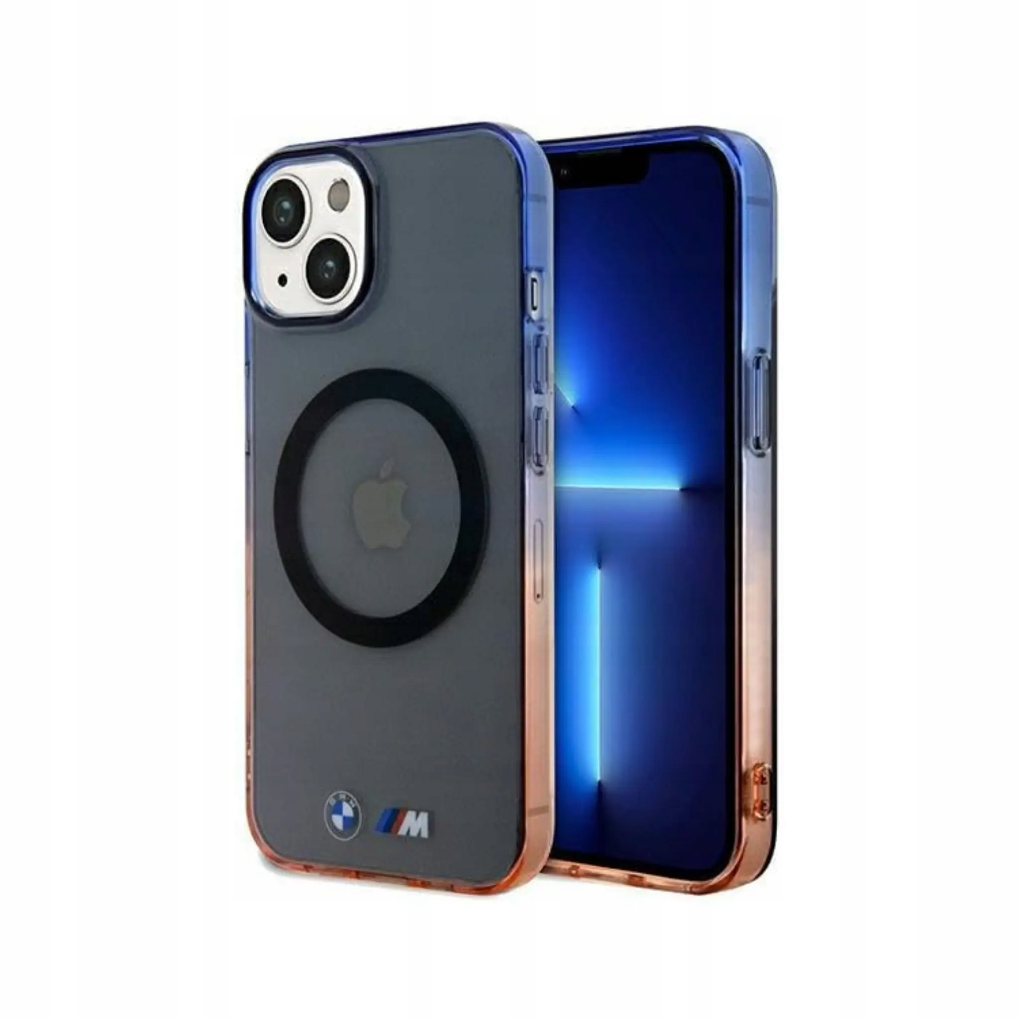 Etui Bmw iPhone 15 Plus, szare Gradient Bumper MagSafe