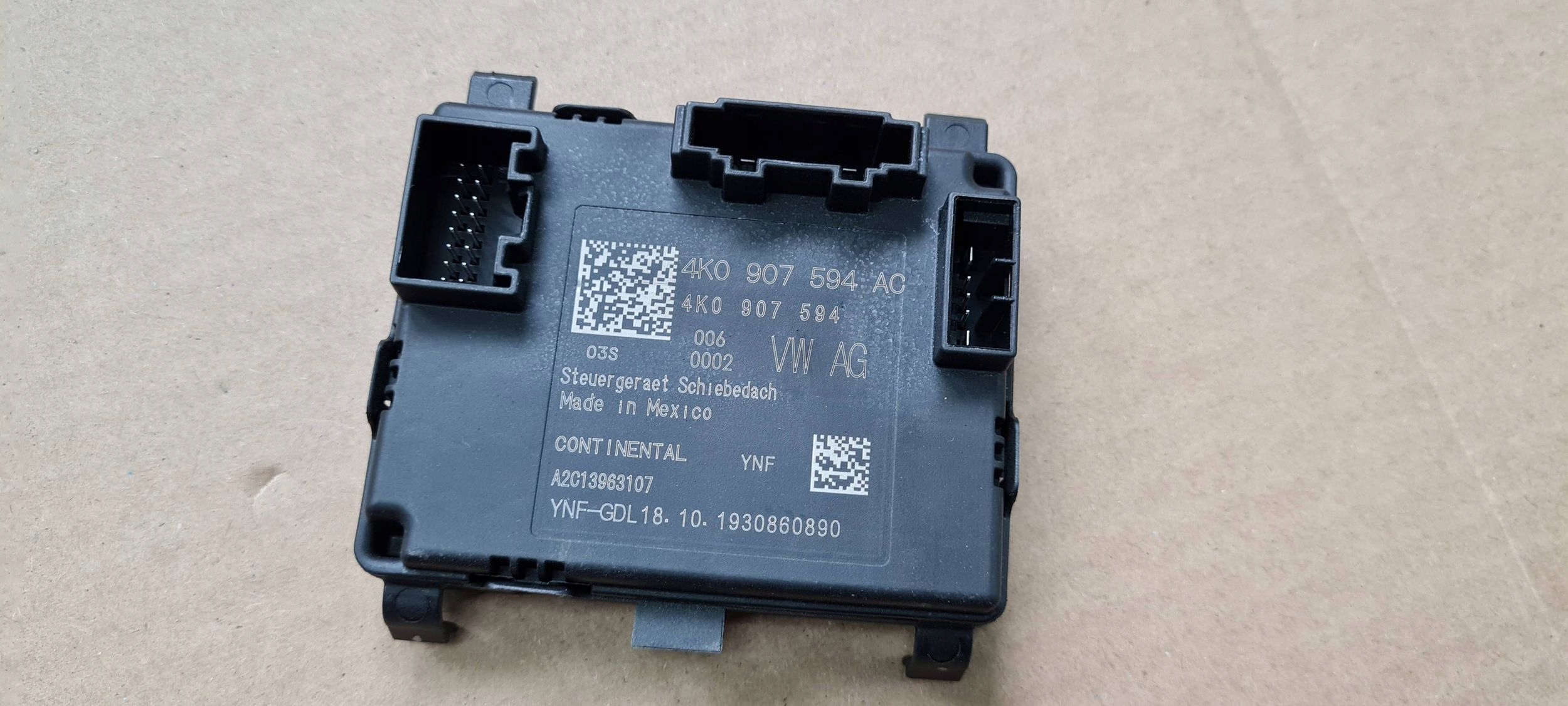 Q5 80A SQ5 modul Bedienteil Schiebedach 4K0907594AC Q3 83A