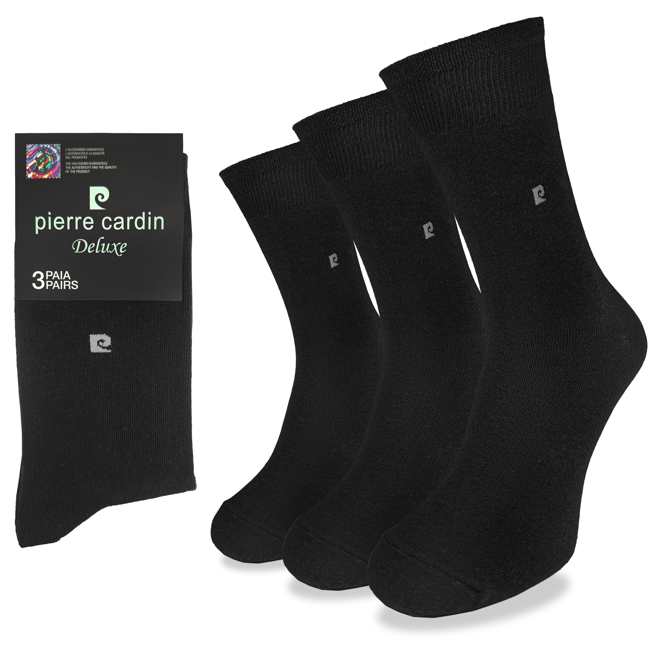 Pánské ponožky oblekové ponožky Pierre Cardin 3 Páry 39-42