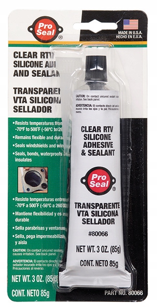 

Pro Seal Uszczelniacz Silikonowy Przeźroczysty 85G