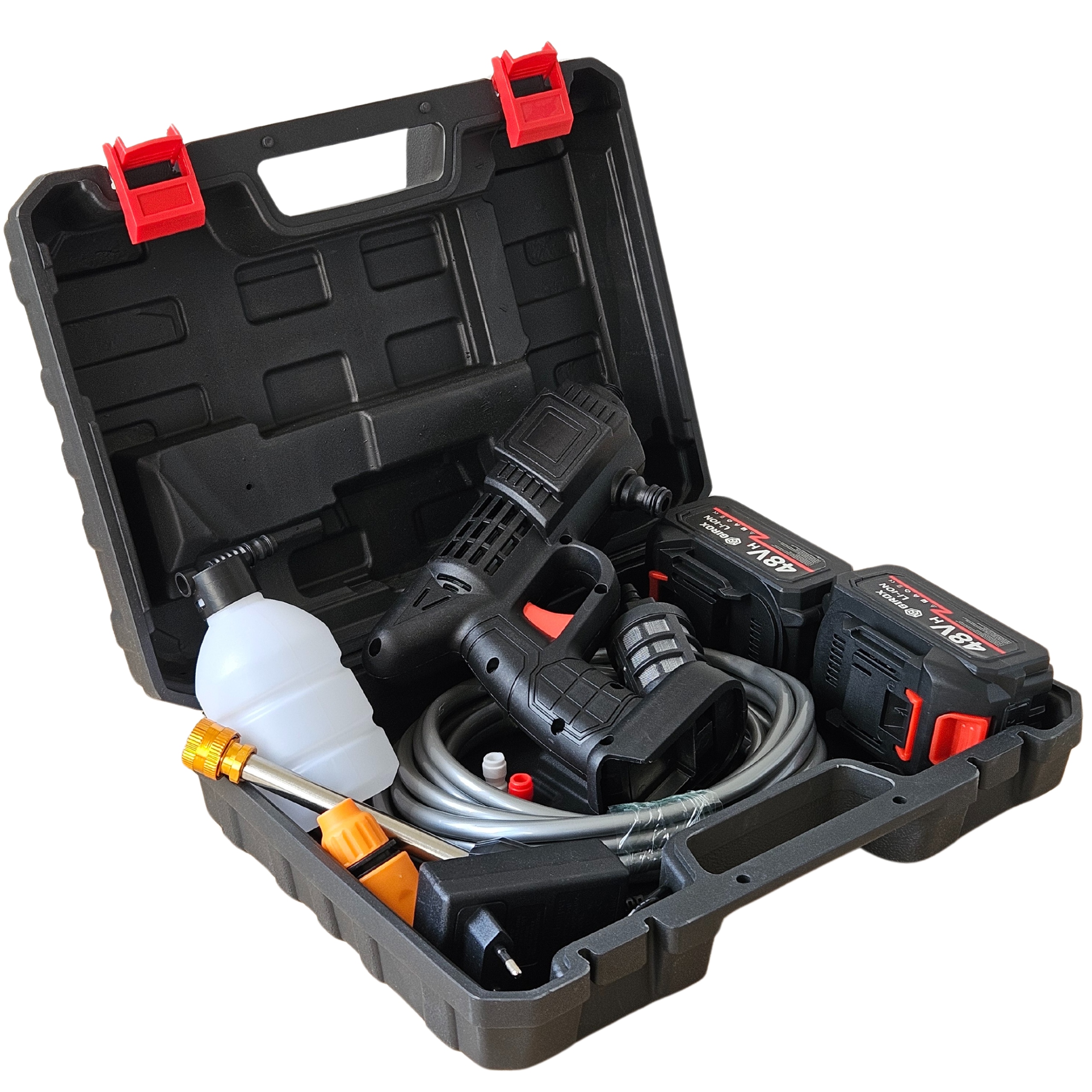 MYJKA CIŚNIENIOWA AKUMULATOROWA 2AH MYJKA SAMOCHODOWA PIANOWNICA WĄŻ 5M Rodzaj pompy mosiężna