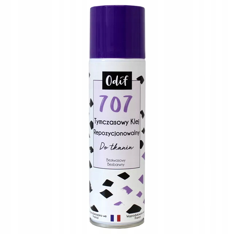 

Odif 707 klej tymczasowy do tkanin spray 250ml