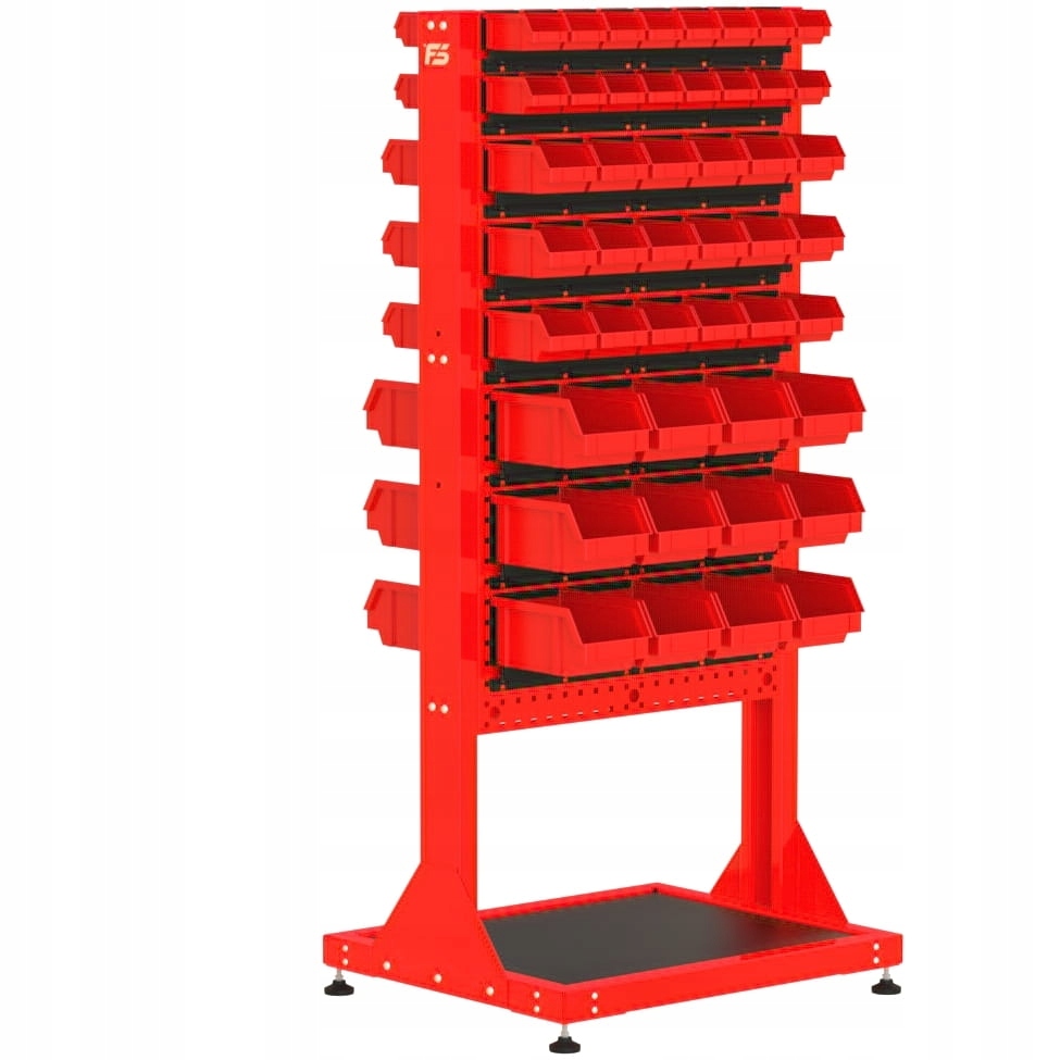 ST 70-23-P123 Stojak Narzędziowy w zestawie z list Kolor czerwony