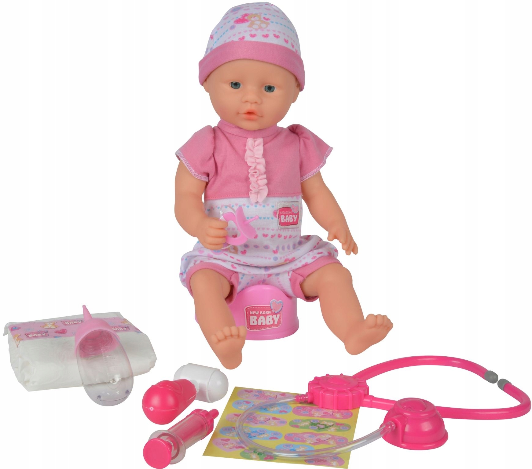 

Lalka New Baby Born Doktor pije siusia Akcesoria