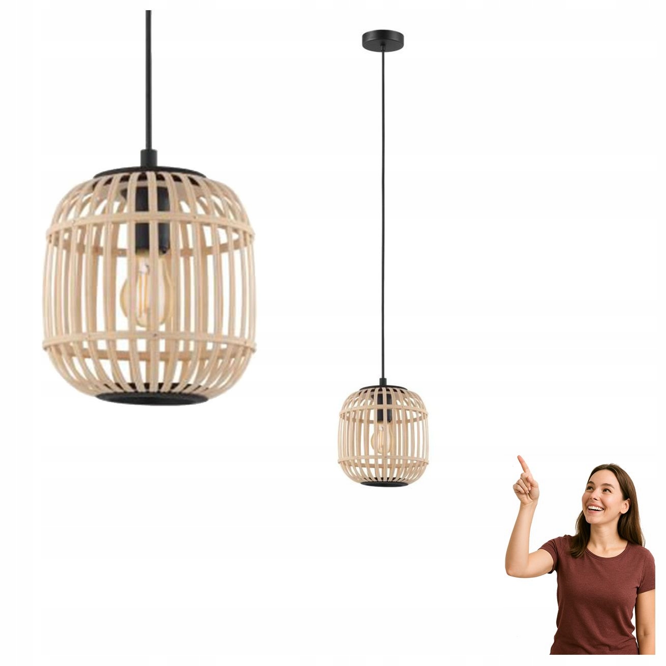 Závěsná lampa Bordesley 43231 Eglo