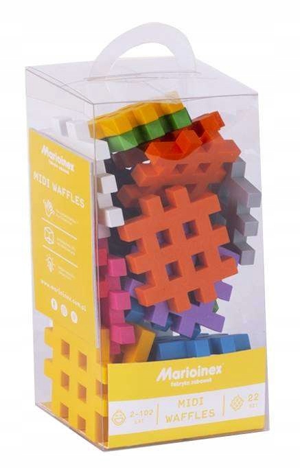 

Marioinex Klocki Waffle Midi 22 szt. konstrukcyjne
