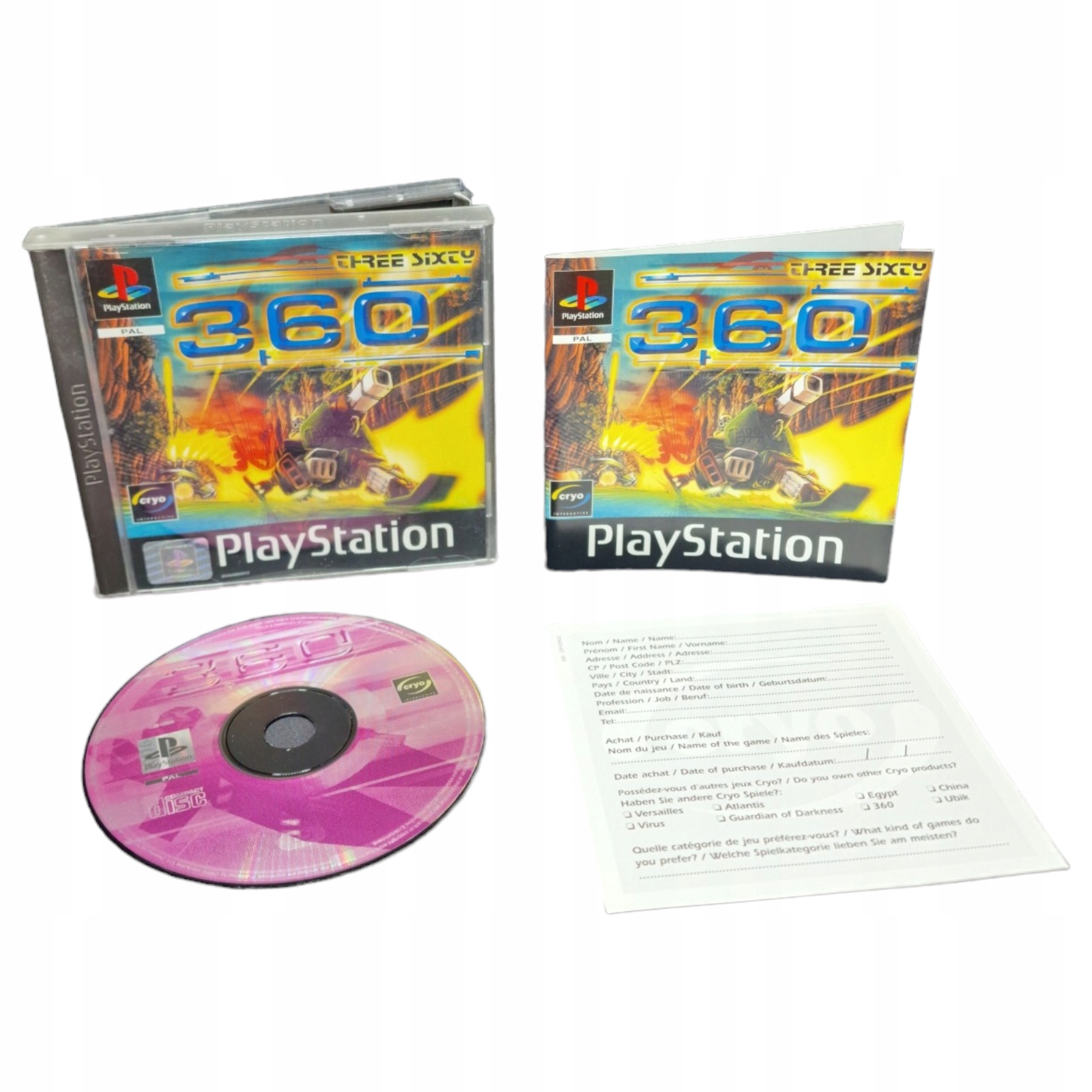 Gra 360 THREE SIXTY Sony PlayStation (PSX,PS1,PS2,PS3) #1 Tematyka wyścigi