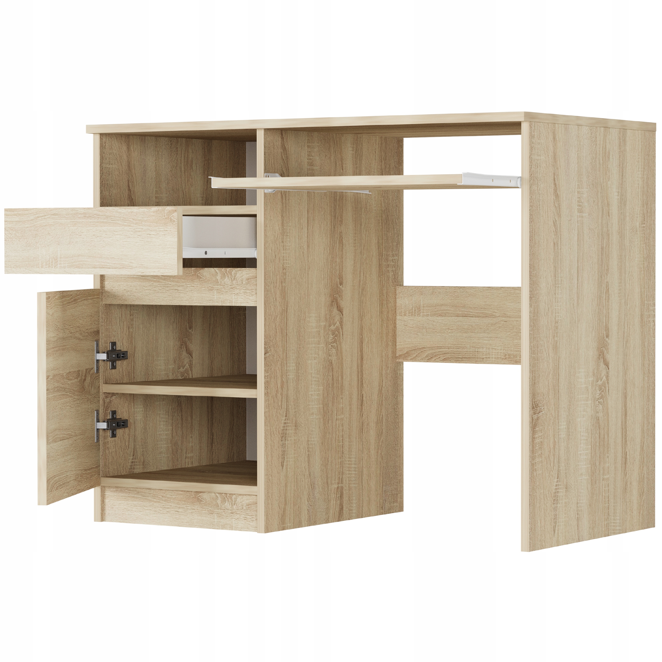 Meble biurko komputerowe stolik 96cm lewe N-35L SONOMA