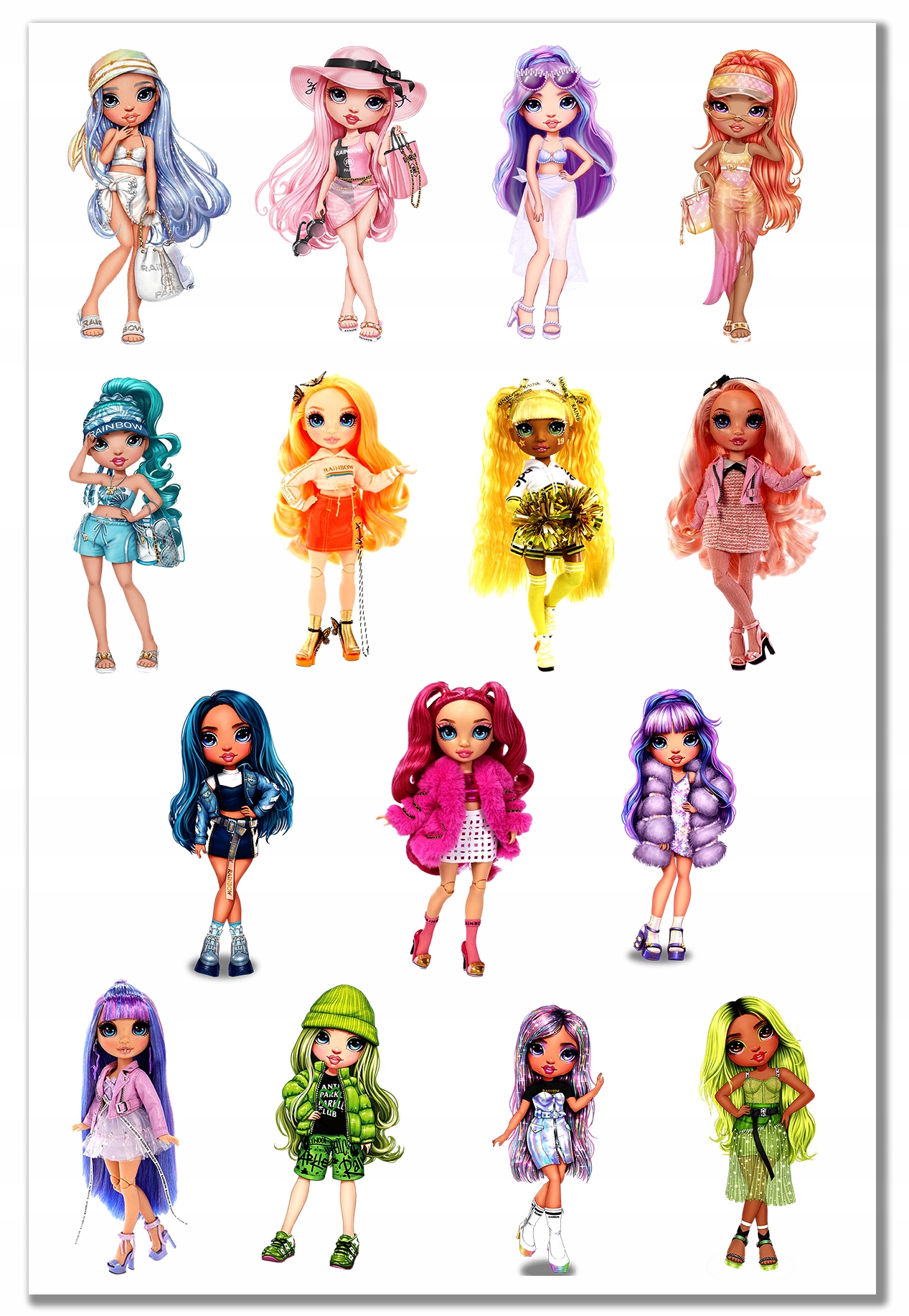 

Naklejki Rainbow High Duży Wybór Dla Dziewczynki