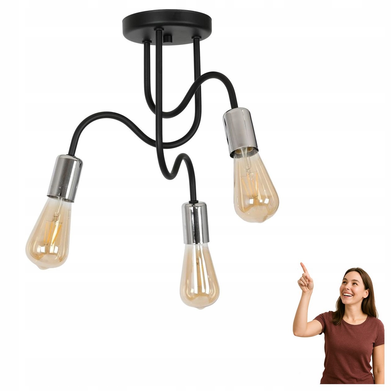 Dow 8071 Luminex trojitá Stropní svítidlo