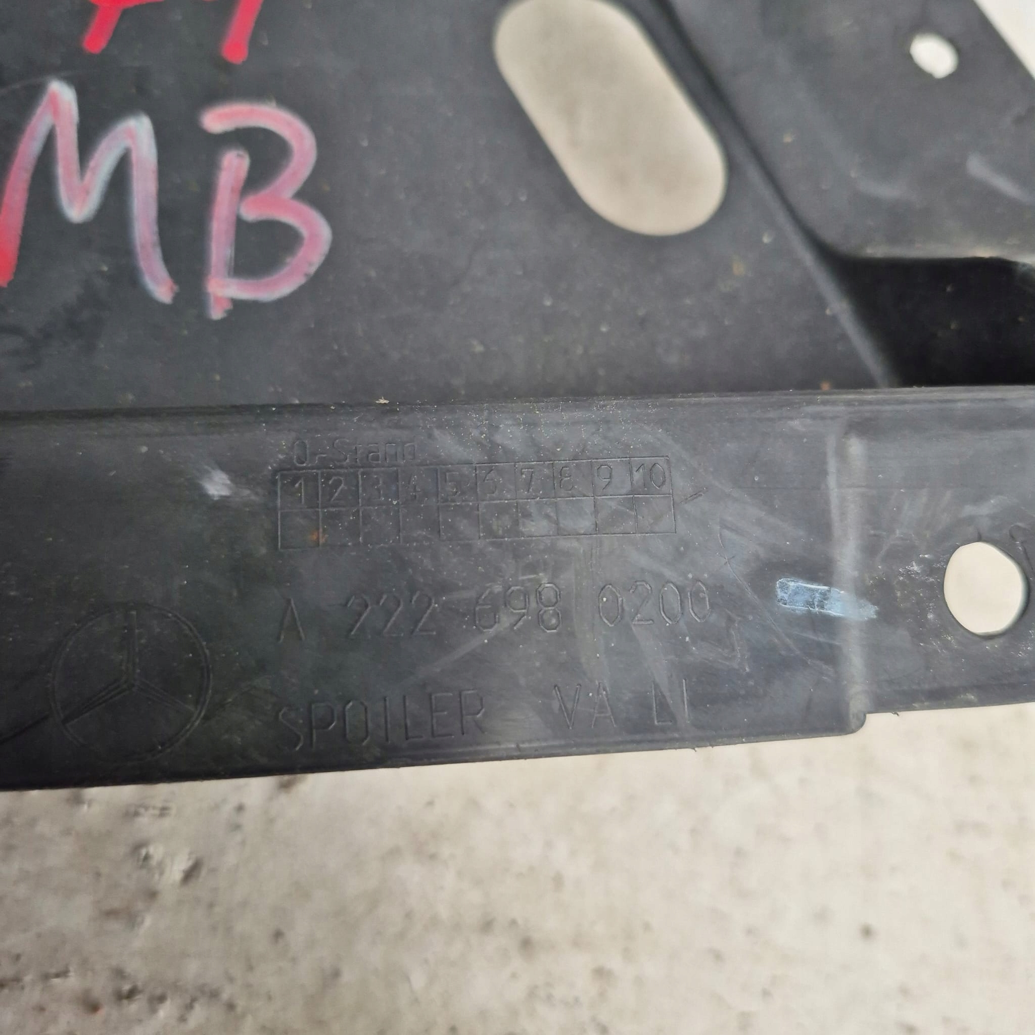 MERCEDES s-class W222 13-20 mudguard front front left