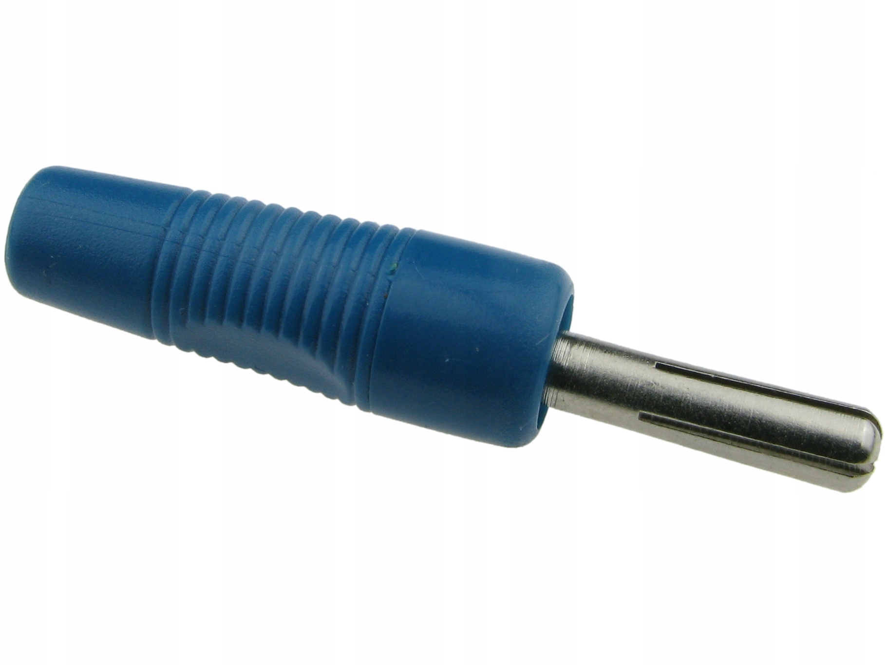 

Wtyk bananowy na śrubę niebieski /0704