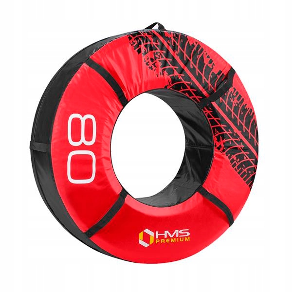 Treningowa OPONA SOLIDNA HMS CZERWONA 80kg