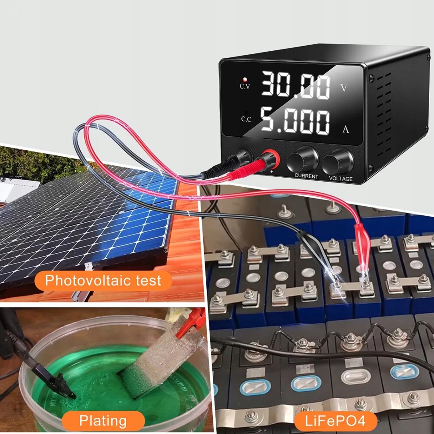 ZASILACZ LABORATORYJNY TECHREBAL SPS-F305 30V 5A PRECYZYJNY REGULOWANY Głębokość produktu 16.5 cm