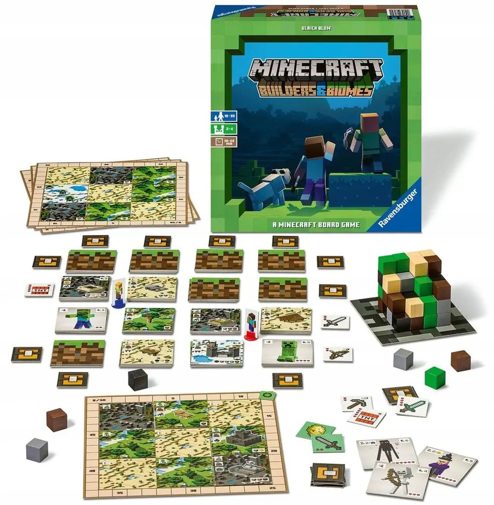 Gra Planszowa Minecraft Builders & Biomes XL Wydawca Ravensburger