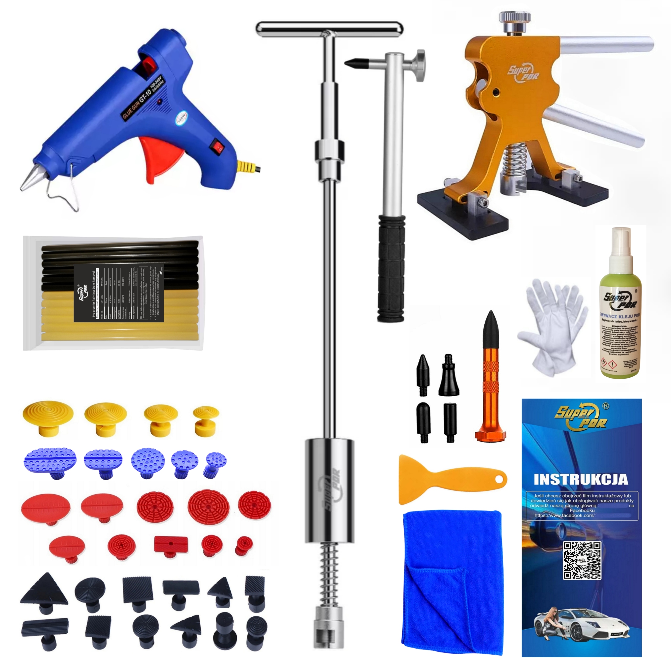 setrvačné kladivo sada pdr silné lepidlo