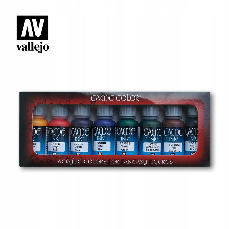 Sada 8 Barev Vallejo Game Color Game Inks 72296
