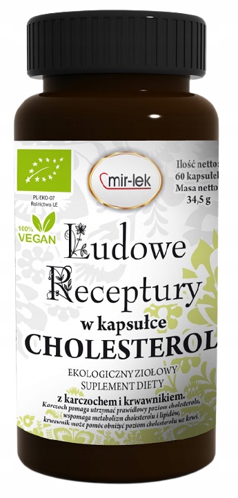 

Ludowe Receptury w kapsułce Cholesterol Mir-lek