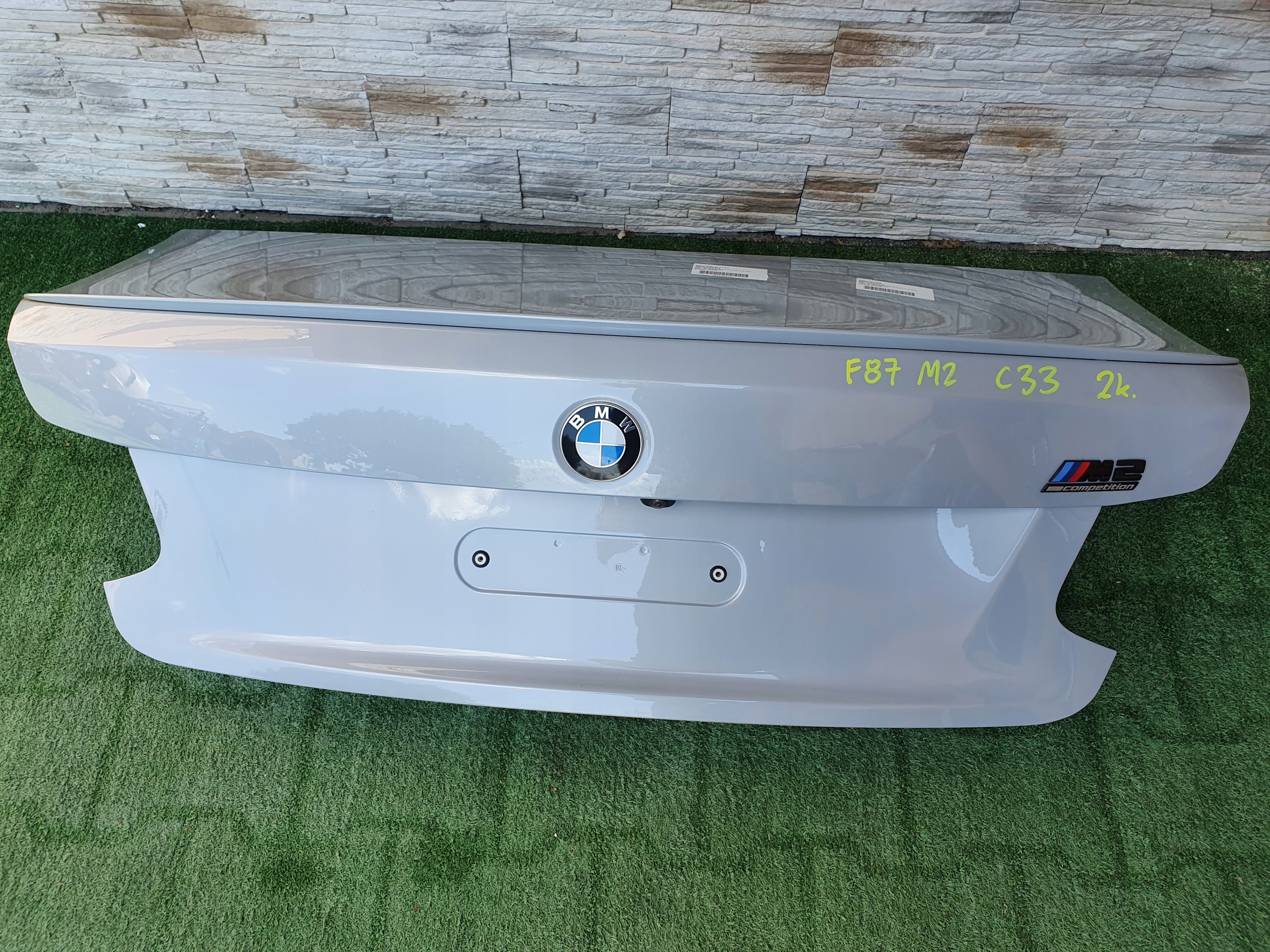 KLAPA TYŁ BMW M2 F87 KOLOR C33