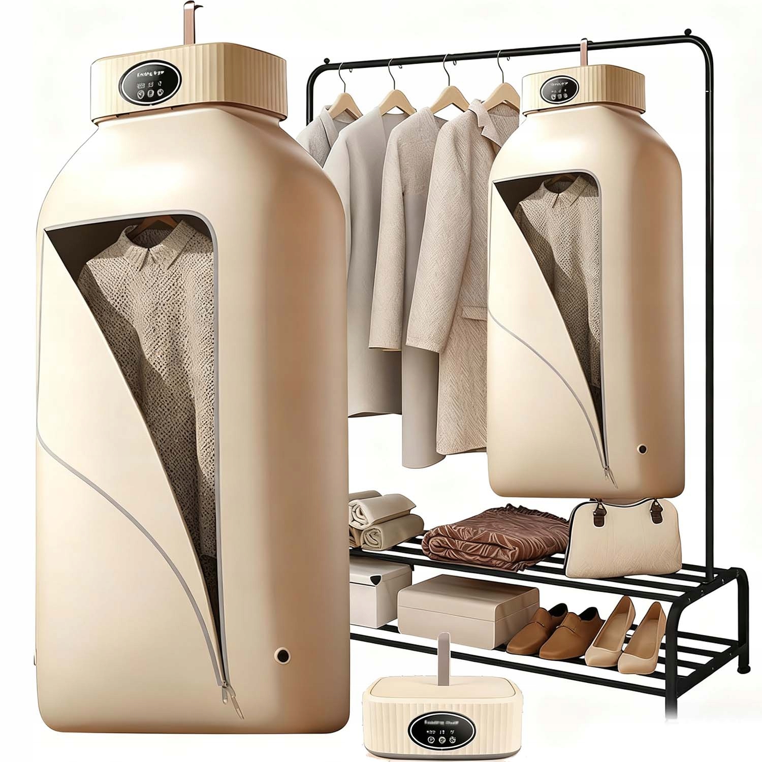 Levně Elektrická Sušák Na Prádlo Se 3 Časovými Úrovněmi Uv 360° Skládací Tichá