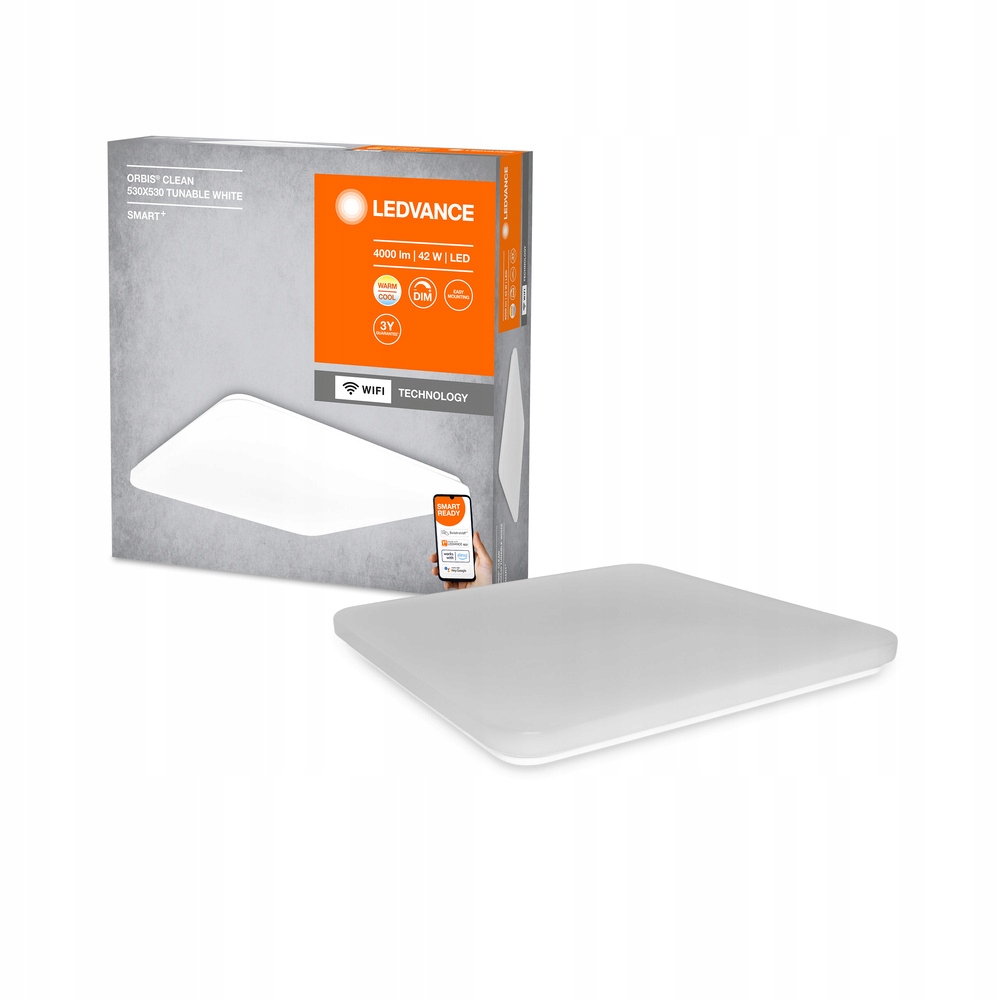 Led panel Stropné svietidlo 42W 2500lm Cct pre zabudovanie Smart+ ZigBee