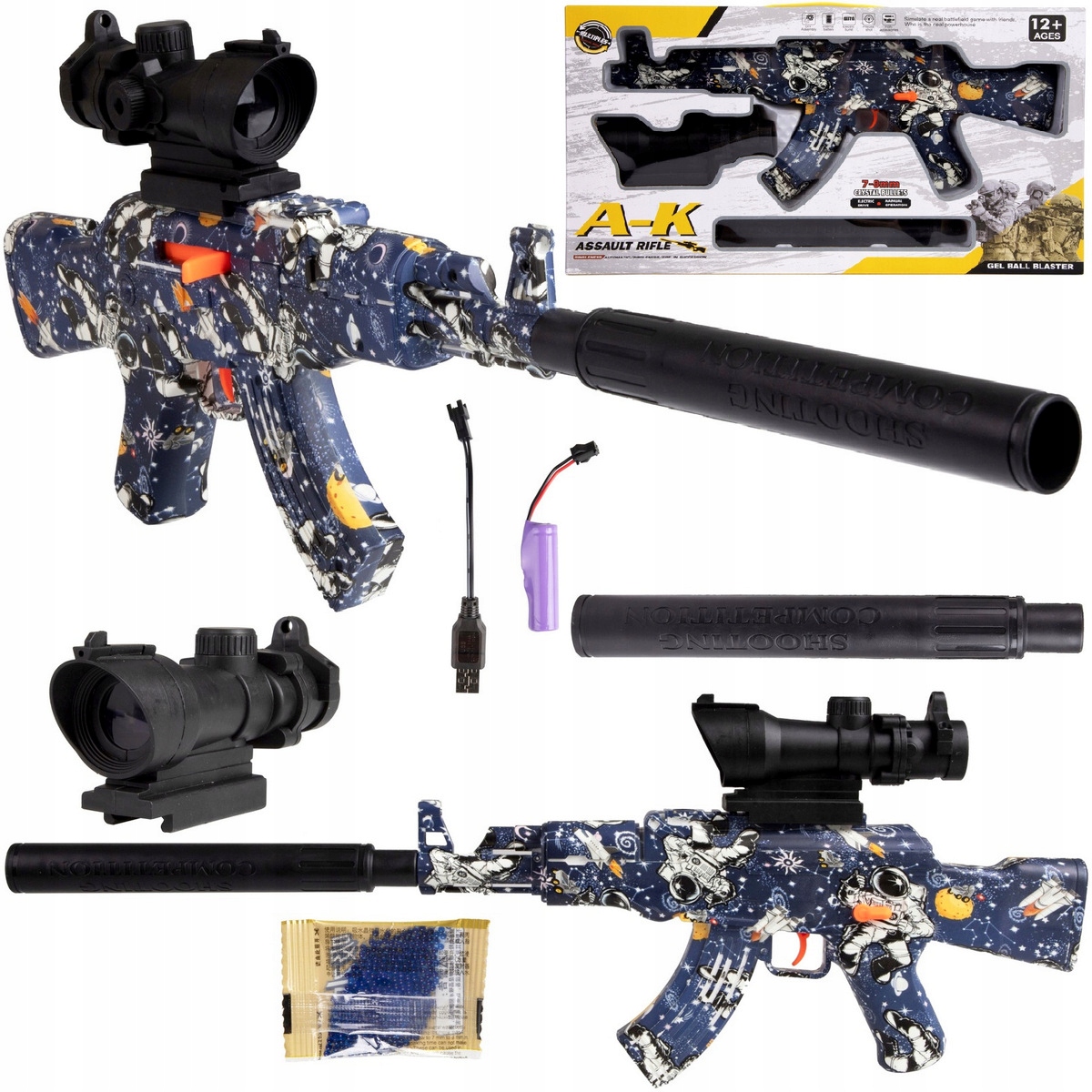 

Karabin Pistolet Automat Na Kulki Wodne Żelowe
