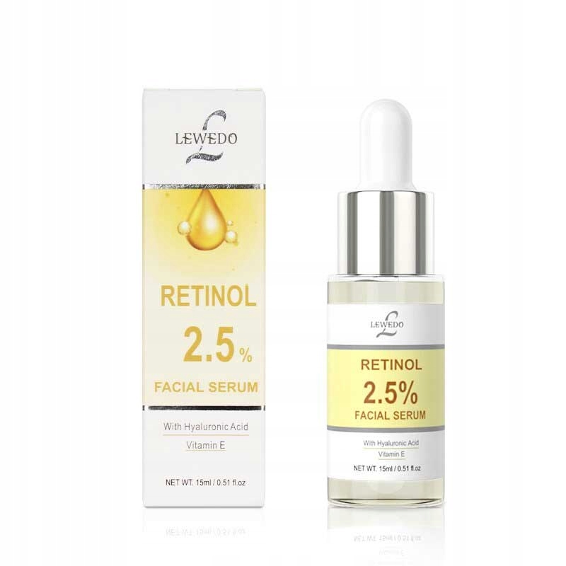 

Lewedo Retinol 2,5% Facial Serum 15ml Witamina E