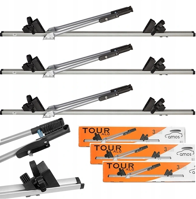 3x AMOS TOUR велосипедный держатель для 3 велосипедов