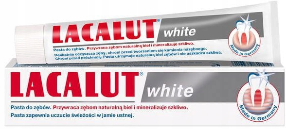 

Lacalut Pasta do zębów wybielająca White 75 ml