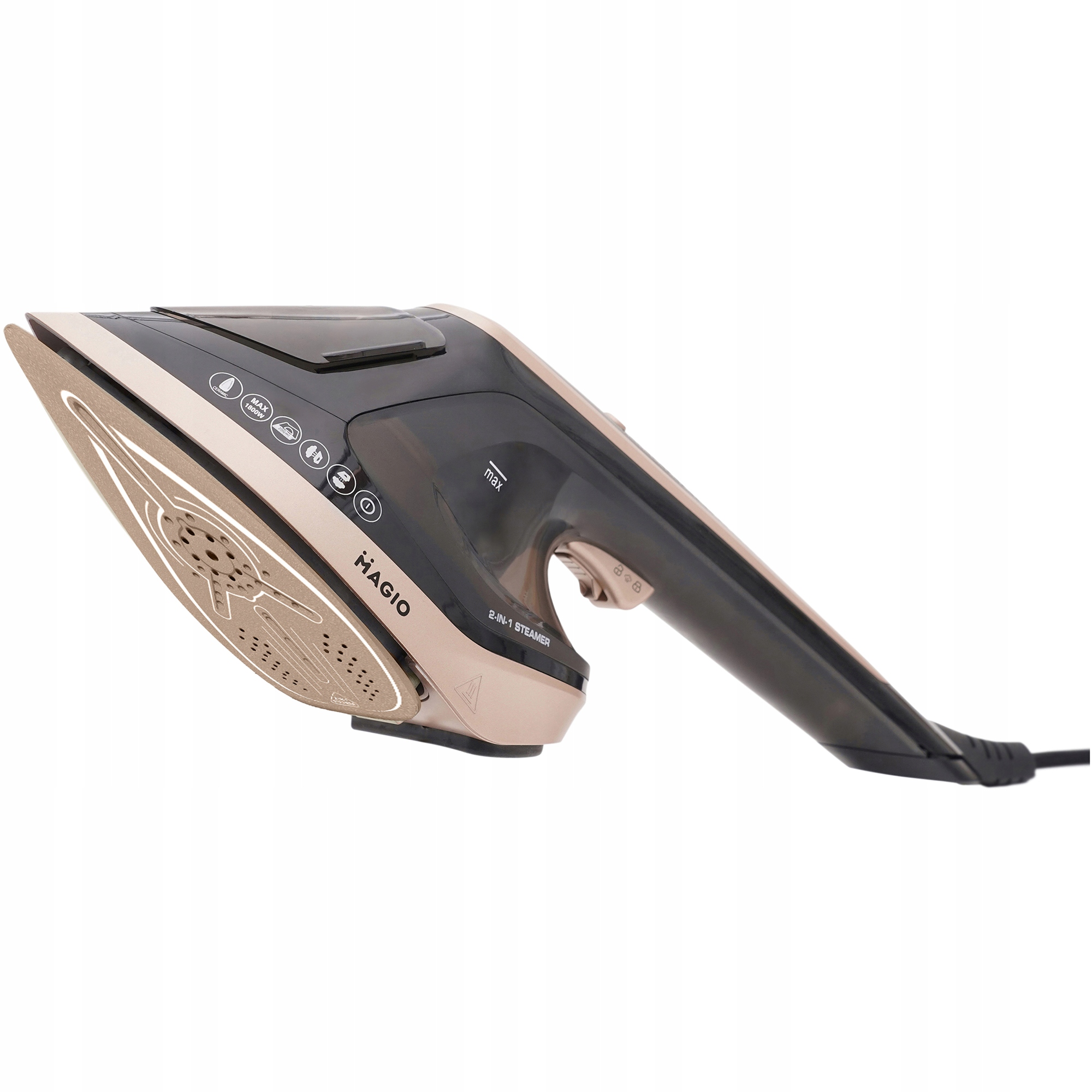 値下げ❗️Mag healy プロフェッショナル Parownica i Żelazko 2w1 MAGIO 1800W, LED, Regulacja pary, Steamer