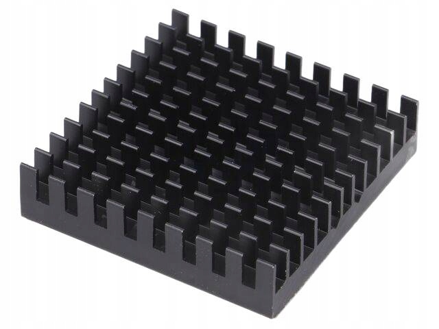 Radiator wytłaczany żeberkowy BGA czarny L 40mm W 40mm T-25B070921