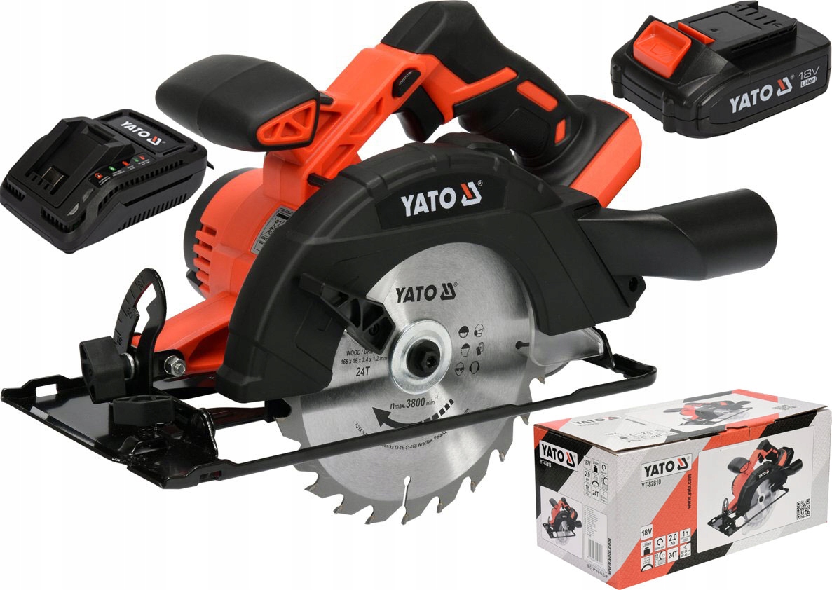 

Yato Pilarka Tarczowa Akumulatorowa Piła 165MM 2AH