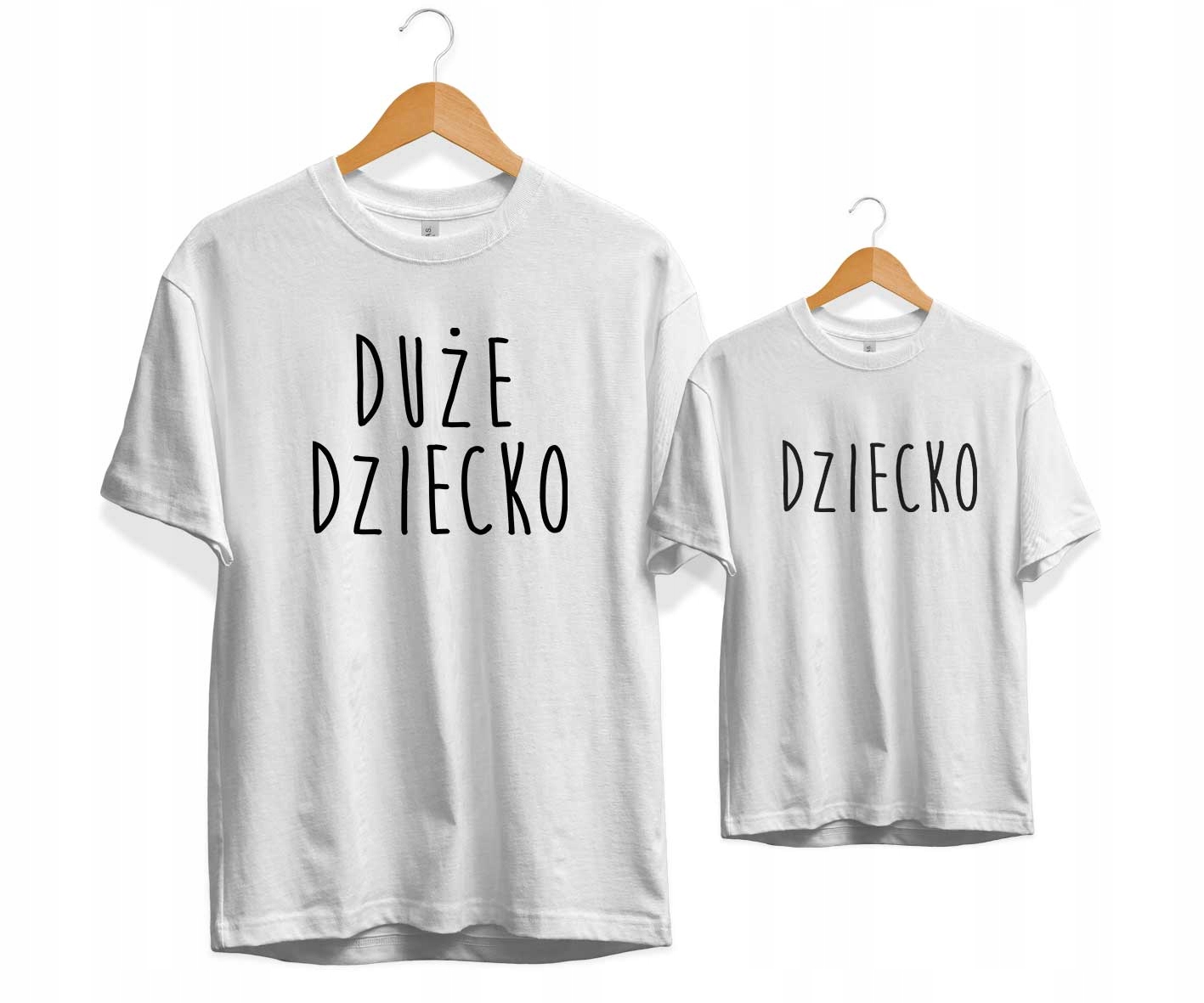 

Zestaw Koszulek Dla Taty i Syna Duże Dziecko