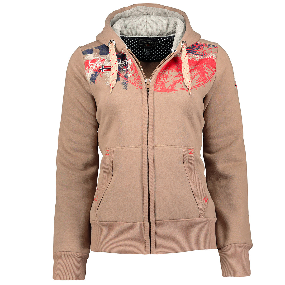 Geographical Norway mikina dámská Gasmine Lady 100 Eo L taupe