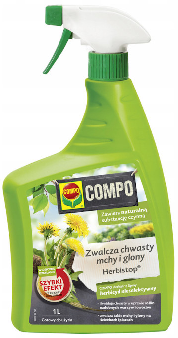 

Herbistop Spray zwalcza chwasty mech Compo 1 l