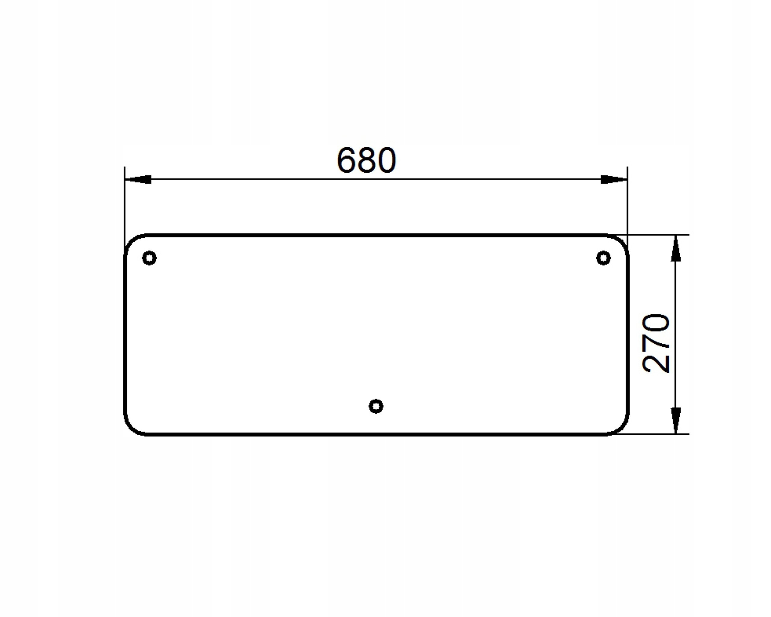 sklo Case 946 1046 1246 955 Comfort zadní spodní