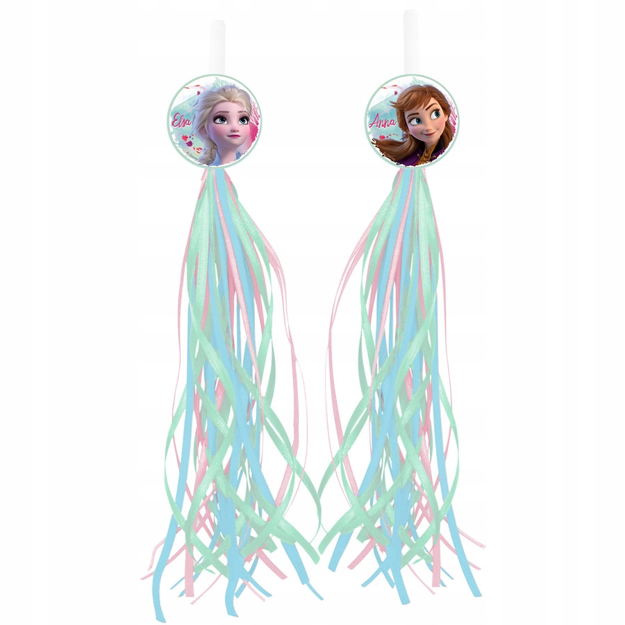 KOSZYCZEK WSTĄŻKI DZWONEK NA ROWER FROZEN ANNA ELSA KRAINA LODU Marka Seven
